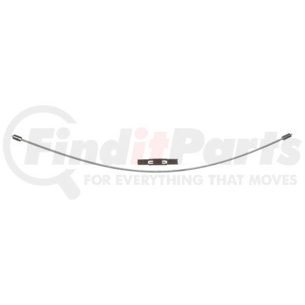 ACDelco 18P1974 Parking Brake Cable - 17.10" Cable, Fixed Wire Stop End, Steel