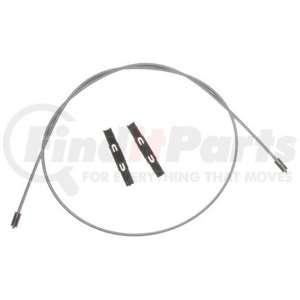 ACDelco 18P1973 Parking Brake Cable - 37.90" Cable, Fixed Wire Stop End, Steel