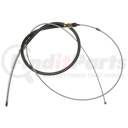 ACDelco 18P2202 Parking Brake Cable - Rear, 80.50", Fixed Wire Stop End, Steel