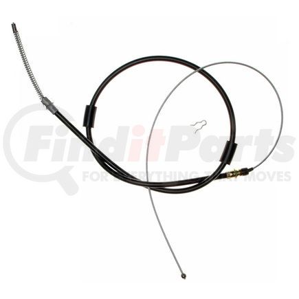 ACDelco 18P2220 Parking Brake Cable - Rear, 80.30", Fixed Wire Stop End, Steel