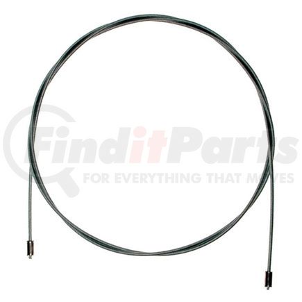 ACDelco 18P2261 Parking Brake Cable - 78.90" Cable, Fixed Wire Stop End, Steel