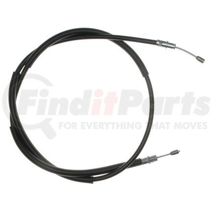 ACDelco 18P2506 Parking Brake Cable - Rear, 70.90", Fixed Wire Stop End, Steel