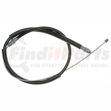ACDelco 18P2513 Parking Brake Cable - Rear, 55.20", Fixed Wire Stop End, Steel