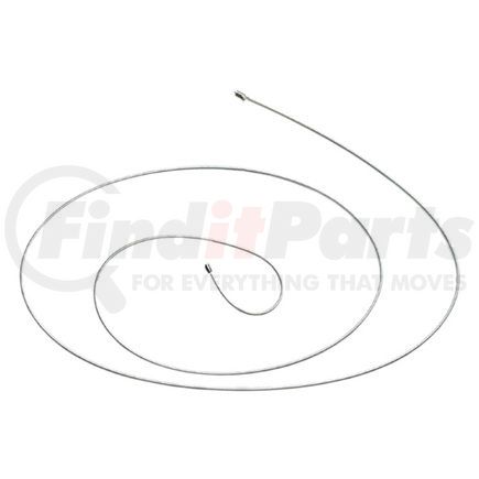 ACDelco 18P275 Parking Brake Cable - 131.50" Cable, Fixed Wire Stop End, Steel