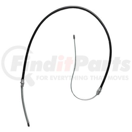 ACDelco 18P425 Parking Brake Cable - Rear, 57.60", Fixed Wire Stop End, Steel