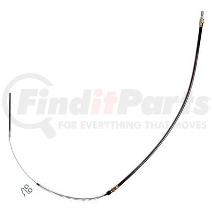 ACDelco 18P356 Parking Brake Cable - Front, 50.00", Threaded End 1, Fixed Wire Stop End 2
