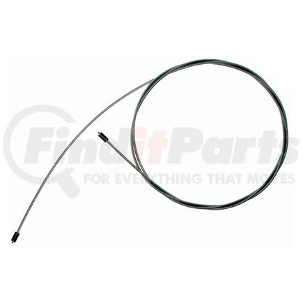 ACDelco 18P7 Parking Brake Cable - 82.50" Cable, Fixed Wire Stop End, Steel