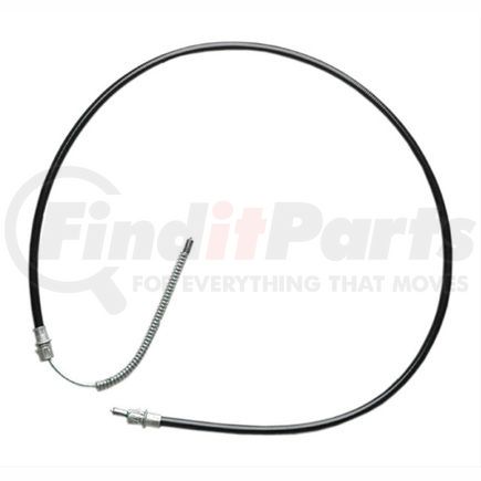 ACDelco 18P594 Parking Brake Cable - Rear, 55.40", Fixed Wire Stop End, Steel