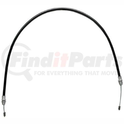 ACDelco 18P916 Parking Brake Cable - Rear, 40.10", Fixed Wire Stop End, Steel