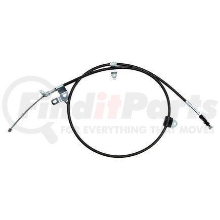 ACDelco 18P97046 Parking Brake Cable - Rear Driver Side, 64.33" Cable, Black, EPDM Rubber