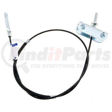 ACDelco 18P97203 Parking Brake Cable - 40.00" Cable, Stainless Steel, With Mounting Bracket