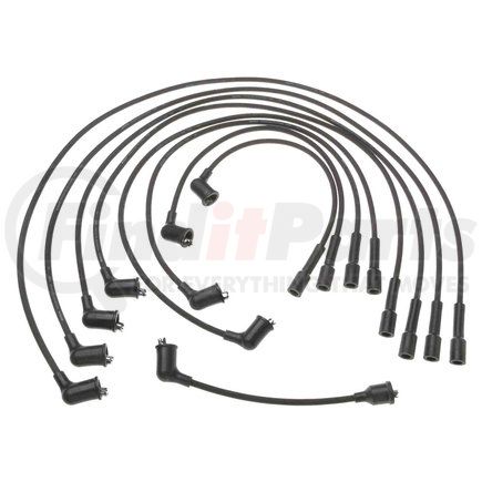 ACDelco 9088K Spark Plug Wire Set - Solid Boot, Silicone Insulation Snap Lock