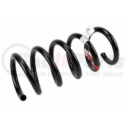 ACDelco 15835457 Coil Spring - 89 lbs/inch Rate and 8060 lbs Load, Black Steel