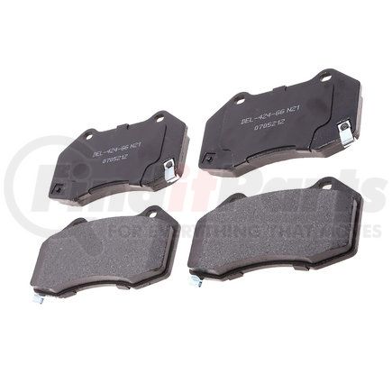 ACDelco 17D1379CF1 Disc Brake Pad Set - Front, Bonded, Ceramic, Revised F1 Part Design