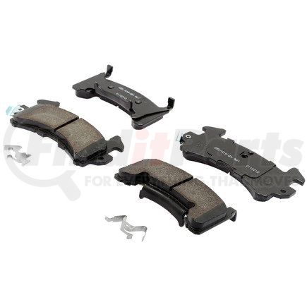 ACDelco 17D154CHF1 Disc Brake Pad - Bonded, Ceramic, Revised F1 Part Design, with Hardware