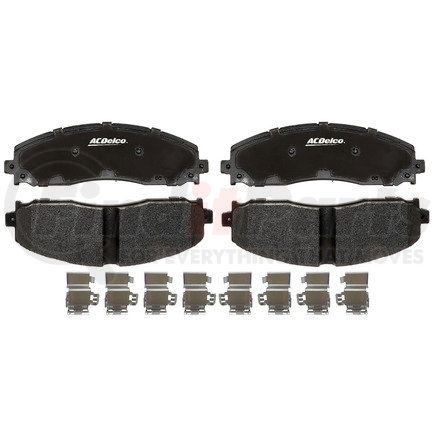 ACDelco 17D1691SDH Disc Brake Pad Set - Rear, Semi-Metallic, with Mounting Hardware