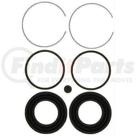 ACDelco 18G213 Disc Brake Caliper Seal Kit - Rubber, Square O-Ring, Black Seal
