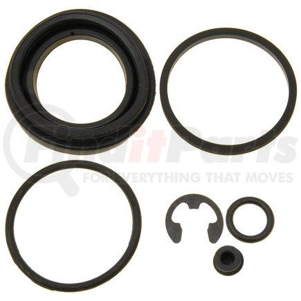 ACDelco 18H3311 Disc Brake Caliper Seal Kit - Rubber, Flat O-Ring, Black Seal