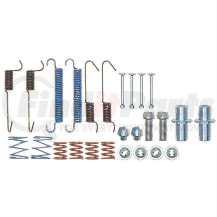 ACDELCO 18K2097 Parking Brake Hardware Kit - Inc. Clips, Springs, Pins, Retainers, Bushings, Hardware, Grease