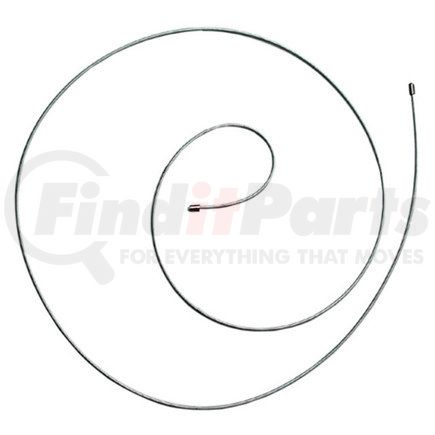 ACDelco 18P34 Parking Brake Cable - 100.10" Cable, Fixed Wire Stop End, Steel