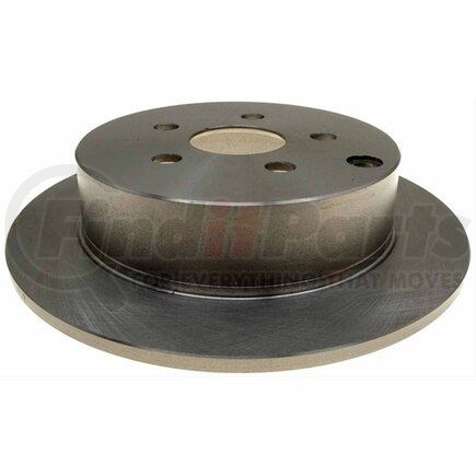 ACDelco 18A1103A Disc Brake Rotor - 5 Lug Holes, Cast Iron, Non-Coated, Plain Solid, Rear