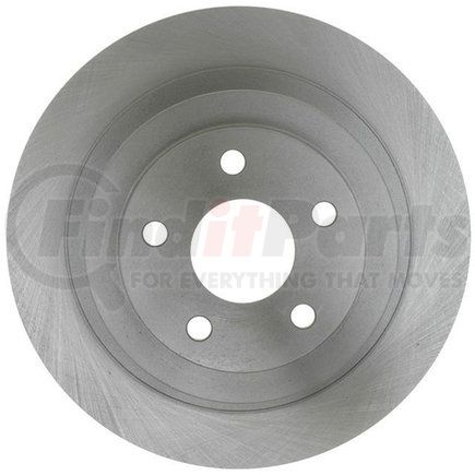ACDelco 18A1115A Disc Brake Rotor - 5 Lug Holes, Cast Iron, Non-Coated, Plain Solid, Rear
