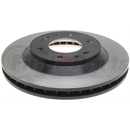 ACDelco 18A1119 Disc Brake Rotor - 6 Lug Holes, Cast Iron, Plain, Turned Ground, Vented, Front