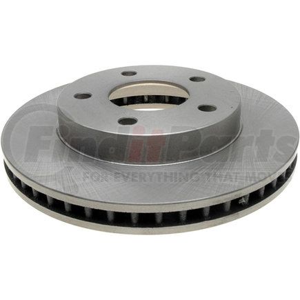 ACDelco 18A118 Disc Brake Rotor - 5 Lug Holes, Cast Iron, Plain, Turned Ground, Vented, Front