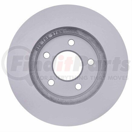 ACDELCO 18A1192AC Disc Brake Rotor - 5 Lug Holes, Cast Iron, Coated, Plain Vented, Front