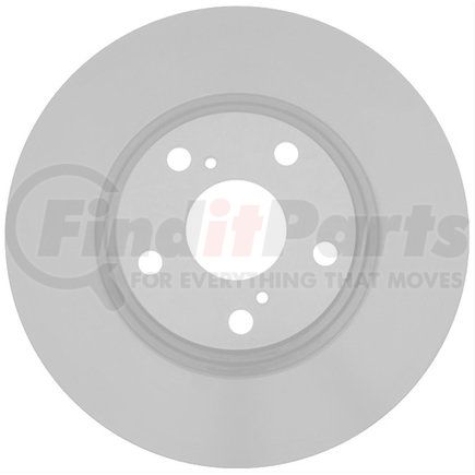 ACDELCO 18A1196AC Disc Brake Rotor - 5 Lug Holes, Cast Iron, Coated, Plain Vented, Front