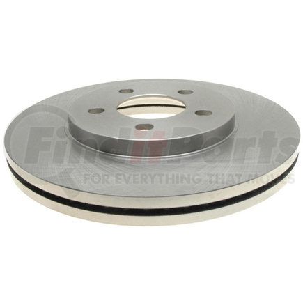 ACDelco 18A1213A Disc Brake Rotor - 5 Lug Holes, Cast Iron, Non-Coated, Plain, Vented, Front