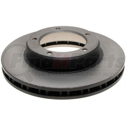 ACDelco 18A1223 Disc Brake Rotor - 5 Lug Holes, Cast Iron, Plain, Turned Ground, Vented, Front