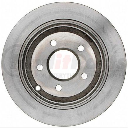 ACDelco 18A1423 Disc Brake Rotor - 5 Lug Holes, Cast Iron, Plain, Solid, Turned Ground, Rear