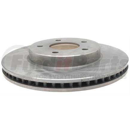 ACDelco 18A1424A Disc Brake Rotor - 5 Lug Holes, Cast Iron, Non-Coated, Plain, Vented, Front