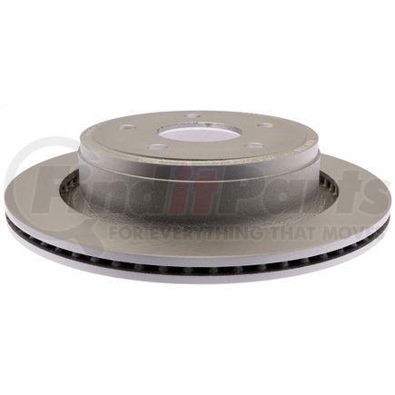 ACDelco 18A1428AC Disc Brake Rotor - 5 Lug Holes, Coated, Drum-in-Hat, Plain, Vented, Rear