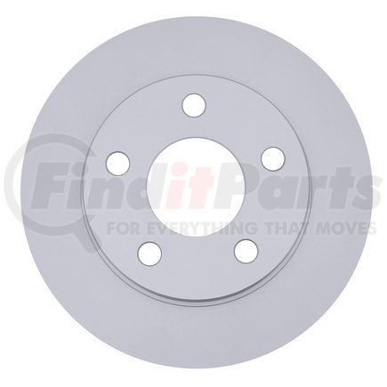 ACDelco 18A1478AC Disc Brake Rotor - 5 Lug Holes, Cast Iron, Coated, Plain Solid, Rear