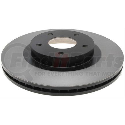 ACDelco 18A1451 Disc Brake Rotor - 5 Lug Holes, Cast Iron, Plain, Turned Ground, Vented, Front