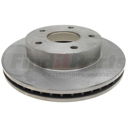 ACDelco 18A150A Disc Brake Rotor - 5 Lug Holes, Cast Iron, Non-Coated, Plain, Vented, Rear