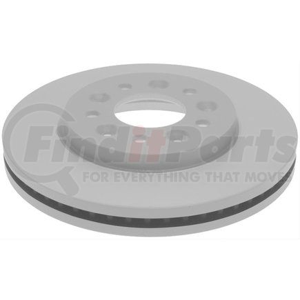 ACDelco 18A1591AC Disc Brake Rotor - 5 Lug Holes, Cast Iron, Coated, Plain Vented, Front
