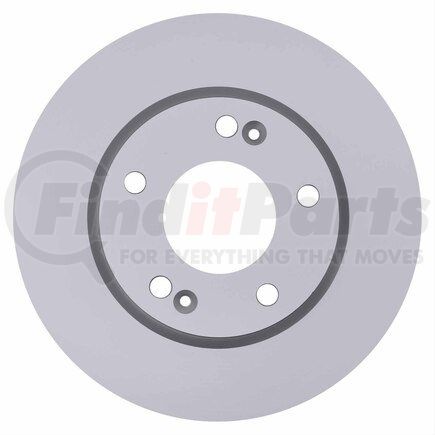 ACDelco 18A1633AC Disc Brake Rotor - 5 Lug Holes, Cast Iron, Coated, Plain Vented, Front