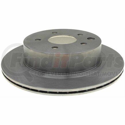 ACDelco 18A1664A Disc Brake Rotor - 5 Lug Holes, Cast Iron, Non-Coated, Plain, Vented, Rear