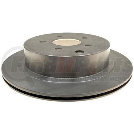 ACDelco 18A1665A Disc Brake Rotor - 5 Lug Holes, Cast Iron, Non-Coated, Plain, Vented, Rear