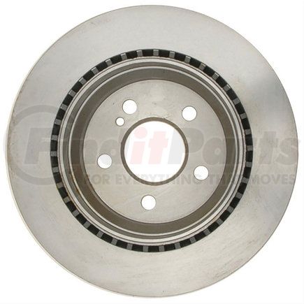 ACDELCO 18A1674AC Disc Brake Rotor - 5 Lug Holes, Cast Iron, Coated, Plain Vented, Rear