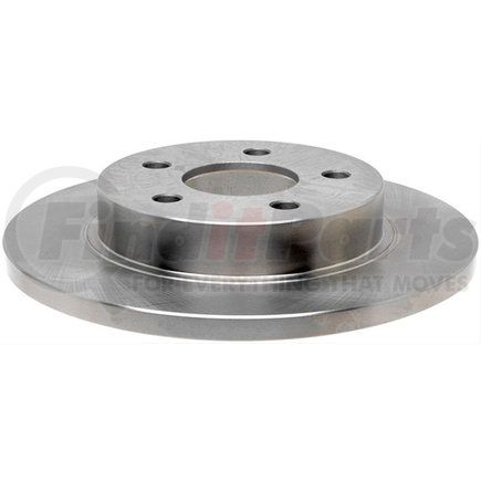 ACDelco 18A1675A Disc Brake Rotor - 5 Lug Holes, Cast Iron, Non-Coated, Plain Solid, Rear