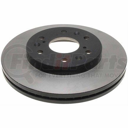 ACDelco 18A1705 Disc Brake Rotor - 6 Lug Holes, Cast Iron, Plain Turned, Vented, Front