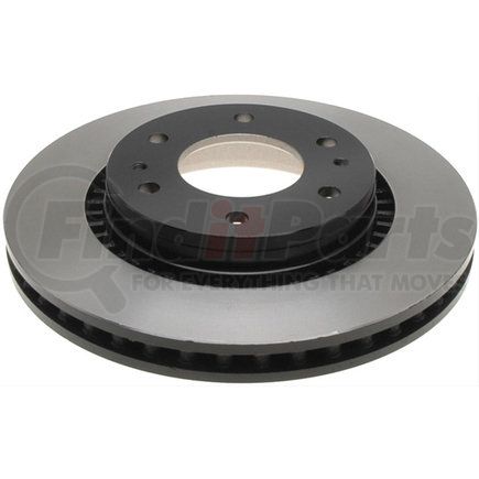 ACDelco 18A1756 Disc Brake Rotor - 6 Lug Holes, Cast Iron, Plain, Turned Ground, Vented, Front