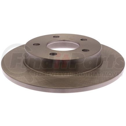 ACDelco 18A1803A Disc Brake Rotor - 5 Lug Holes, Cast Iron, Non-Coated, Plain Solid, Rear