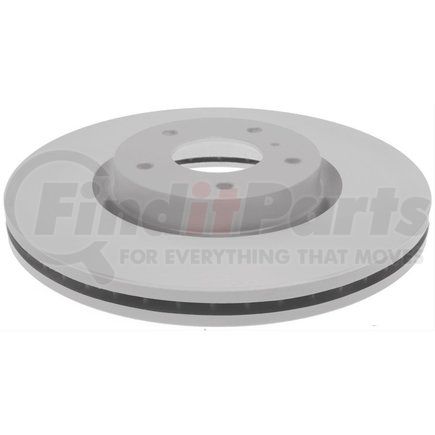 ACDelco 18A1811AC Disc Brake Rotor - 5 Lug Holes, Cast Iron, Coated, Plain Vented, Front