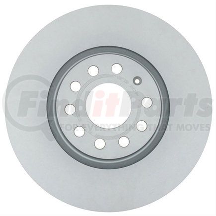 ACDelco 18A1827A Disc Brake Rotor - 9 Lug Holes, Cast Iron, Non-Coated, Plain, Vented, Front