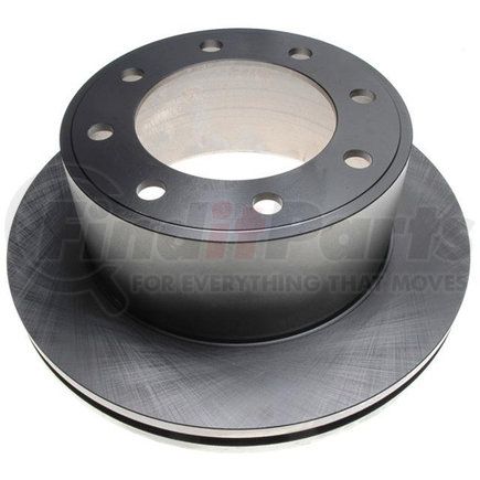 ACDelco 18A2330A Disc Brake Rotor - 8 Lug Holes, Cast Iron, Non-Coated, Plain, Vented, Rear